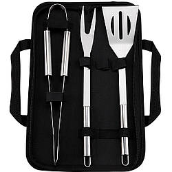 Набір аксесуарів для грилю та барбекю в чохлі 3 предмети