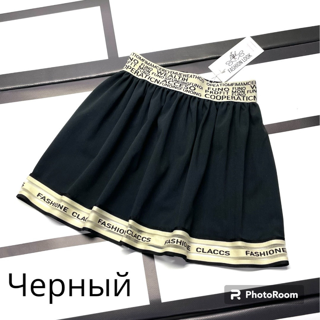 Стильна спідниця для дівчаток р.122/146; Гурт. Україна, фото 1