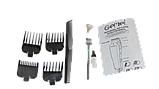 Якісна машинка для стрижки волосся з 4 знімними насадками Gemei GM1-1005 червоний (lp-91051_328), фото 3
