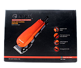 Якісна машинка для стрижки волосся з 4 знімними насадками Gemei GM1-1005 червоний (lp-91051_328), фото 6
