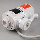 Електричний водонагрівач кран Grunhelm EWH-1X-3F-LED, фото 3