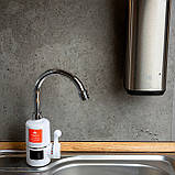 Електричний водонагрівач кран Grunhelm EWH-1X-3F-LED, фото 6