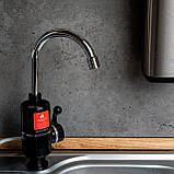 Електричний водонагрівач кран Grunhelm EWH-1X-3G-BLC, фото 6