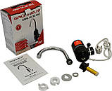 Електричний водонагрівач кран Grunhelm EWH-1X-3G-BLC, фото 7