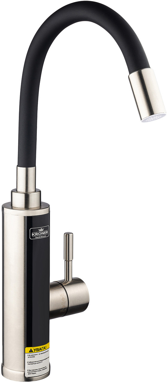 Електричний водонагрівач кран KRONER Volt ESG087RSS, фото 1