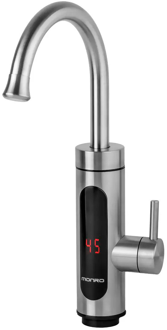 Електричний водонагрівач кран MONRO LZ-705 SS, фото 1
