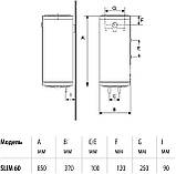 Бойлер BANDINI BRAUN SLIM 60, фото 2