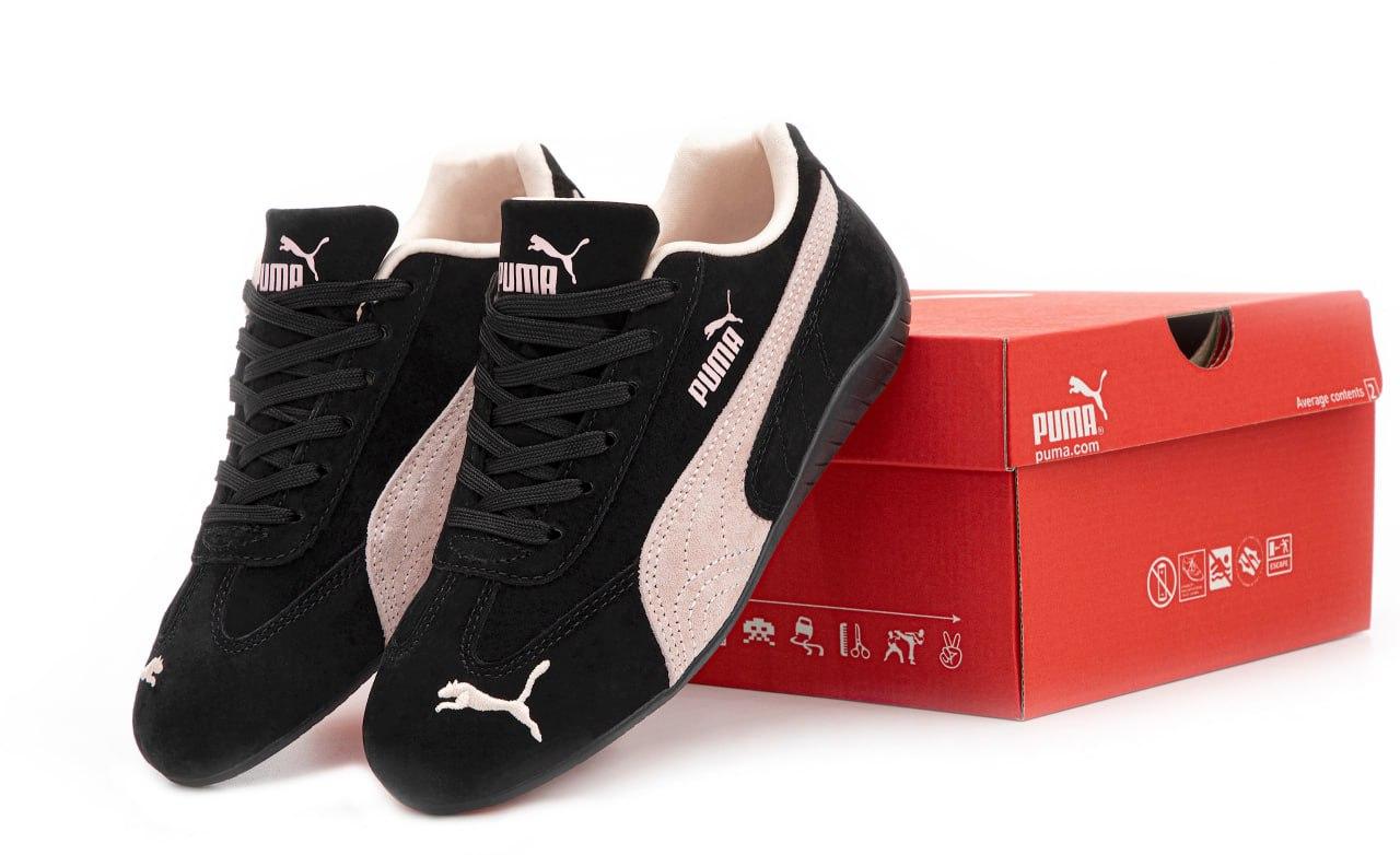 Жіночі чорні Кросівки Puma Speedcat, фото 1