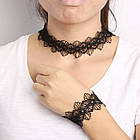 Набір чокер і браслет "Саманта", намисто ажурне мереживне, фото 2