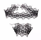 Набір чокер і браслет "Саманта", намисто ажурне мереживне, фото 4