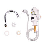 Електричний проточний водонагрівач для кухні 3 кВт WAL PULSE7-A501, фото 6