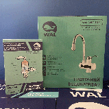 Електричний проточний водонагрівач для кухні 3 кВт WAL LOTER7-A502, фото 2