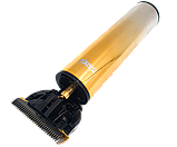 Машинка для стрижки волосся професійна триммер для вусів та бороди окантувальний з LED дисплеєм DSP 90375 золотиста 5W, фото 4