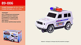 Машина "Мерседес Бенс Гелентваген Поліція" бат., світло, звук, кор. 20*12*10 см (72 шт./2)