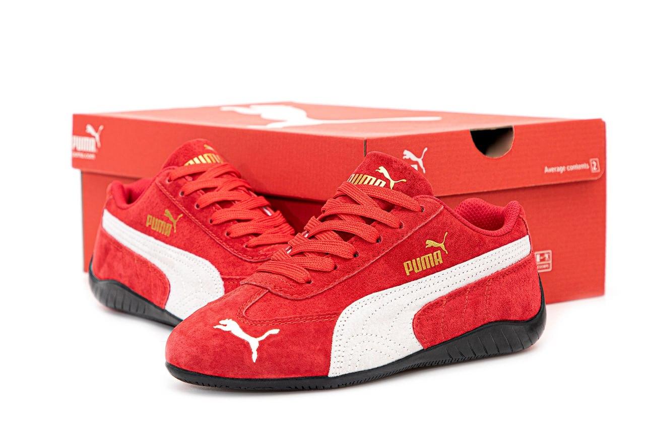 Жіночі червоні Кросівки Puma Speedcat, фото 1
