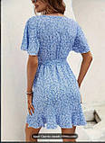 Жіноче літнє плаття, волан рукава 46-48 р, фото 5