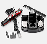 Професійна машинка для стрижки волосся та бороди триммер XRPO GM 592 червоний (42080-_390), фото 3