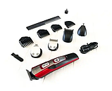 Професійна машинка для стрижки волосся та бороди триммер XRPO GM 592 червоний (42080-_390), фото 4