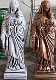Статуя Богородиця з немовлям N2 висота 110 см, фото 6