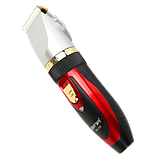 Бездротова машинка для стрижки волосся з керамічними лезами Gemei GM-550 чорний з червоним (GM-550_416), фото 4