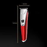 Професійна машинка для стрижки волосся тример XRPO KM-842 червона (lp-91739), фото 4