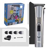 Машинка для стрижки волосся та бороди професійна акумуляторна бездротова Dsp 90051, фото 2