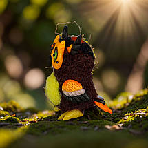 Іграшка ручної роботи з валяної вовни декоративна / Фігурка талісман для інтер'єру, фото 5