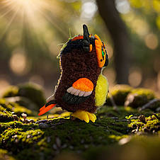 Іграшка ручної роботи з валяної вовни декоративна / Фігурка талісман для інтер'єру, фото 3