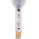 Фен професійний для волосся з насадкою GEMEI GM-108 2400 Вт білий (GM-108), фото 3