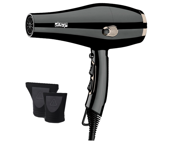 Фен для сушіння та укладання волосся з іонізацією DSP 30088 чорний 2200W (24327-30088_601), фото 1