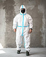 Комбінезон захисний від пилу, бруду, рідин, інфекцій, статичної електрики BeSafePro MASTER strong (PP+microPE) Комбінезон захисний
