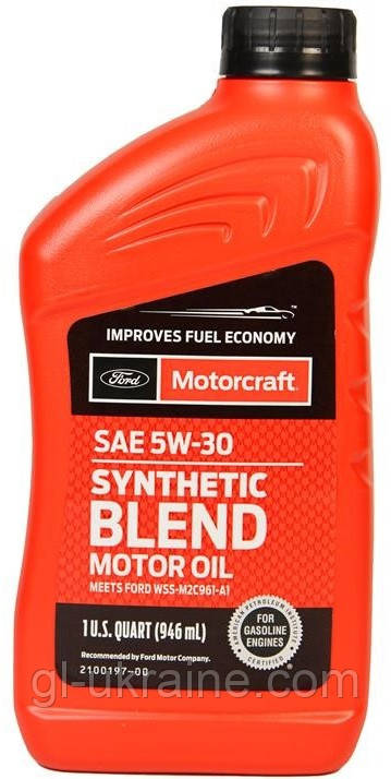 Моторна олива Ford Motorcraft Synthetic Blend Motor Oil 5W-30, 946мл (XO-5W30-Q1SP)