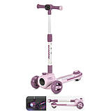 Самокат дитячий iTrike JR3-135-P, українська музика, рожевий, фото 3