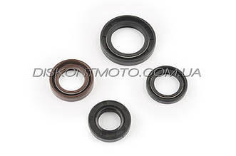 Сальники (набор) 4T GY6 50 139QMB 4шт (17*30*7, 19.8*30*5, 20*32*7, 27*42*7) KOMATCU