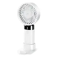 Вентилятор портативний Remax F35 настільний/ручний з акумулятором 1200 mAh White