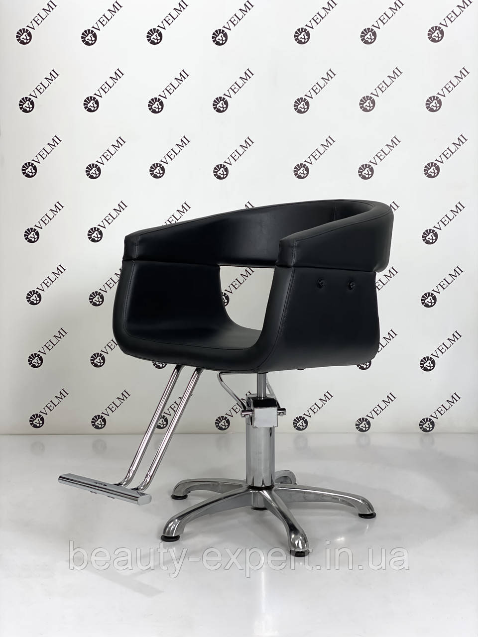 Перукарське крісло Charly на гідравліці з підставкою для ніг крісла для клієнтів перукаря VM 931, фото 1