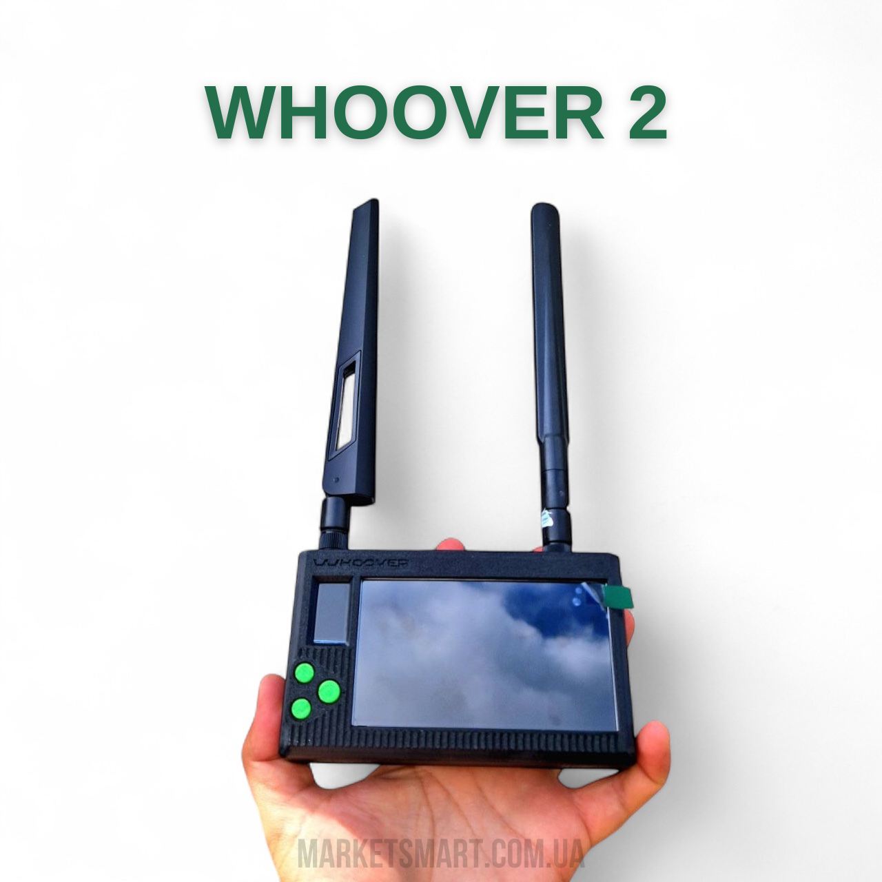 WHOOVER 2 — FPV-детектор з відеоперехопленням | Сканер частот 1.2 та 5.8 ГГц