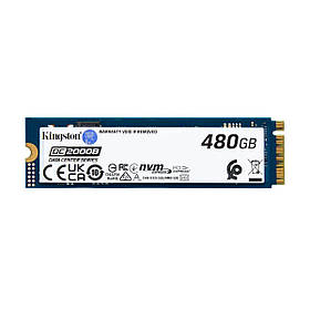 Накопичувач SSD M.2 Kingston DC2000B 480G NVMe 2280 PCIe 4.0 x4 3D NAND TLC