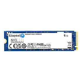 Накопичувач SSD M.2 Kingston NV3 1000GB NVMe 2280 PCIe 4.0 x4 3D NAND