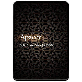 Накопичувач SSD Apacer AS340X 120GB 2.5" 7mm SATAIII 3D NAND Read/Write: 550/520 MB/sec