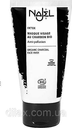 Угольная маска для лица - Najel Detox Organix Charcoal Face Mask 75ml (1119831-2), фото 1