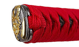 Катана Червоний Дракон, супер подарунок + підставка і дерев'яний кейс, фото 2