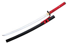 Катана Червоний Дракон, супер подарунок + підставка і дерев'яний кейс, фото 3