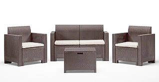 Набір садових меблів BICA Nebraska 2, сіро-бежевий