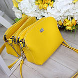 Стильна та зручна  жіноча сумочка на 3 відділення, фото 4