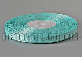 Стрічка репсова відтінок світло-бірюзового 0,6 см 25 ярд арт.218
