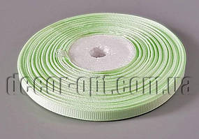 Стрічка репсова відтінок м'ятної 0,6 см 25 ярд арт.050