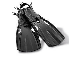 Ласти для плавання Intex 55634, розмір M (8+), 37-40 (EU), під стопу ≈ 24-26см, чорний