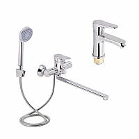 Акційний набір Lidz Nicole: Змішувач 005 Chrome + Змішувач 001F Chrome