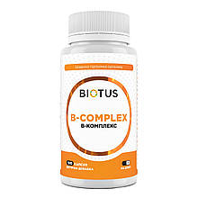 B-комплекс, B-complex, Biotus, 100 капсул
